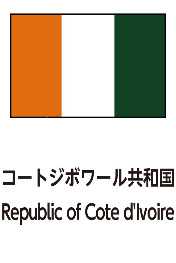 Republic of Côte d'Ivoire（コートジボワール共和国）